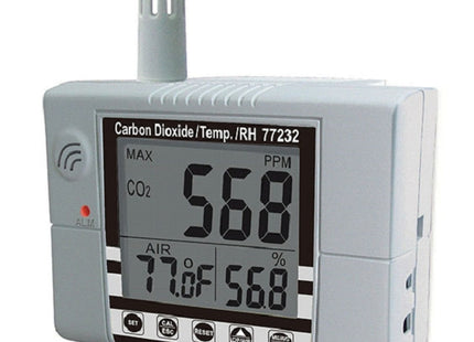 AZ Wall Mount CO2, Temperature and %RH  Monitor with Relay