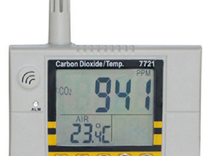 AZ Wall Mount CO2 & Temperature Monitor with Relay