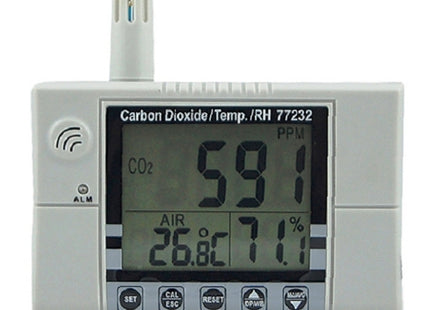 AZ Wall Mount CO2, Temperature and %RH  Monitor with Relay